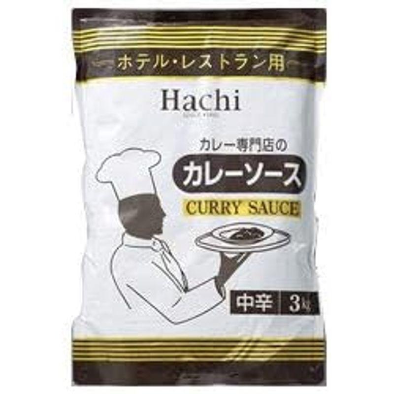 ハチ食品 ホテル・レストラン用 カレーソース 中辛 3kg×4袋入×(2ケース)