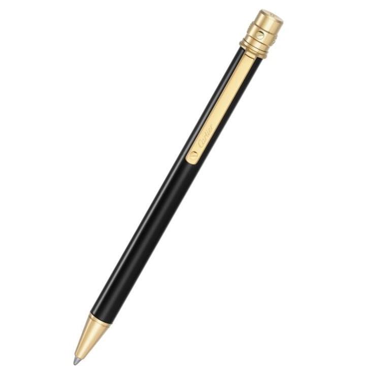 CARTIER OP000147 SANTOS DE CARTIER BALLPOINT PEN WHITE LACQUER