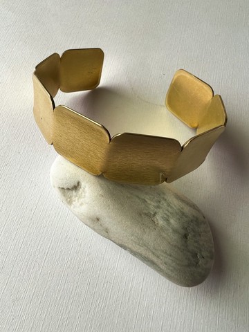 方方-黃銅手環-可刻字服務