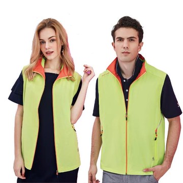 Spar單面網裡中性版薄背心(S218603嫩綠色)