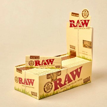 黑羊選物 台灣現貨 RAW 捲菸紙 70mm Organic 有機 慢燃 無漂白 無添加 捲菸 RAW捲菸紙 Paper