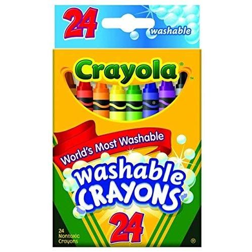 クレヨラ Crayola Washable Crayons, 24 count Case of 36
