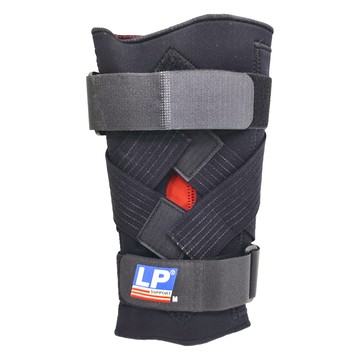 LP SUPPORT 運動防護系列 穩定型彈簧膝關節護具  黑色  1個  M