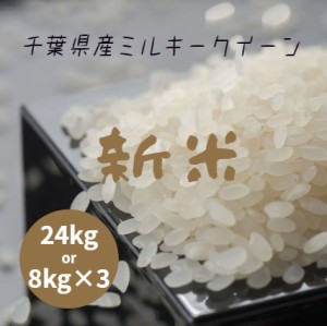 新米 米 お米 白米 24kg (8kg×3袋) ミルキークイーン 令和5年産 本州四国 送料無料 小分け可 25kg ⇒24kgへ変更