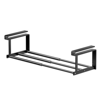 小麥購物 可調節分層收納鞋架 L2374  1個  黑色