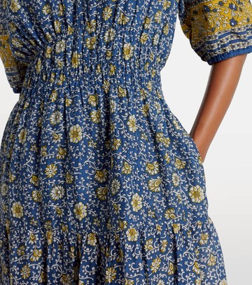 Velvet Natalia floral cotton maxi dress