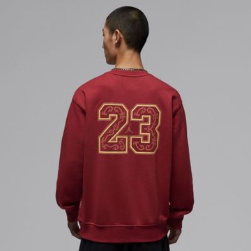 NIKE AS M J FLT FLC CREW CNY 男 長袖上衣 喬丹 運動 休閒 CNY 紅-IR0113613