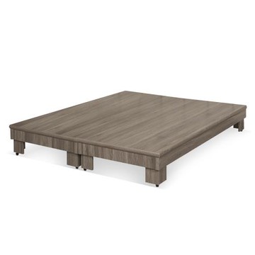 【鴨鴨居家】  布德5尺木芯板架高床底-不含床頭片-3色可選擇