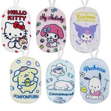 小禮堂 Sanrio 三麗鷗 沐浴海綿 Kitty 美樂蒂 大耳狗 布丁狗 帕恰狗