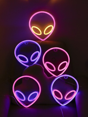 LED霓虹燈星星小彩燈網紅電競房間掛墻裝飾燈ins酒吧氛圍臥室布置