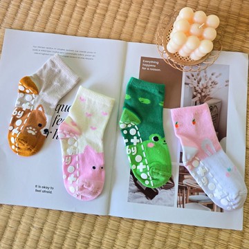 HF除臭無痕寶寶襪(動物10-12)-多款任選