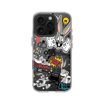 iPhone 16 Pro Clear Case（相機按鈕） 透明 - 樂一通 Looney Tunes - 搗蛋系列-兔巴哥