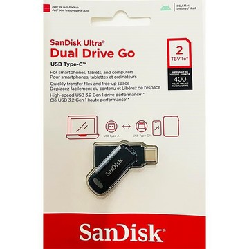 SanDisk 2TB 2T 黑 Ultra GO TYPE-C SDDDC3-2T00 OTG USB 雙用隨身碟