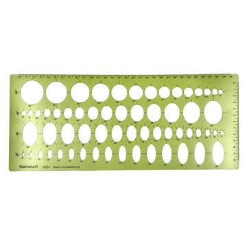 Nationart T05-201 橢圓板  綠色  1個