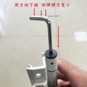 【五金 熱銷】斷橋鋁平開門金剛網自動關門彈簧合頁歐標槽口 優選