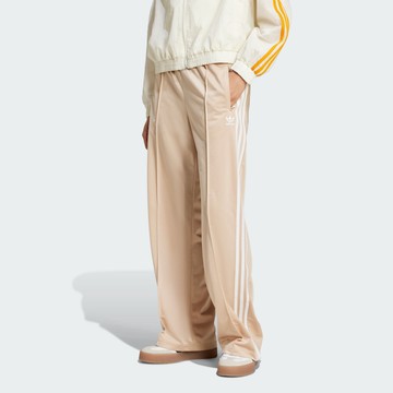 ADIDAS 長褲 FIREBIRD TP 米膚色 三線褲 寬版 女 IZ2753