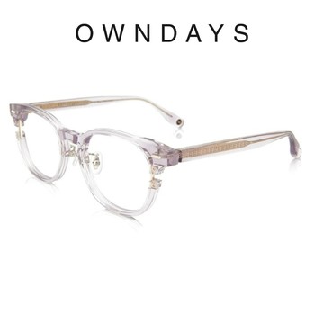 OWNDAYS John Dillinger系列 眉形鏡框鈦金屬框光學眼鏡 (JD2046T-2S C3)