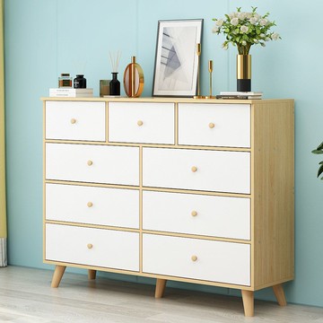 【最低價 公司貨】加厚抽屜式落地客廳收納柜多層置物簡易儲物柜家用臥室衣柜房間