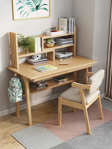 全實木椅子餐椅家用現代簡約餐廳餐桌椅凳子靠背椅電腦學習書桌椅幸福第一站 雙11全館免運