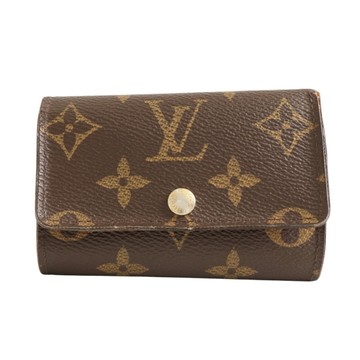 LOUIS VUITTON 路易威登 Multicles 6 鑰匙包 棕色 原花帆布 M62630  使用痕跡明顯 【二手名牌BRAND OFF】