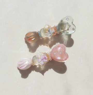 小淘兔 樹脂髮夾/客製配色