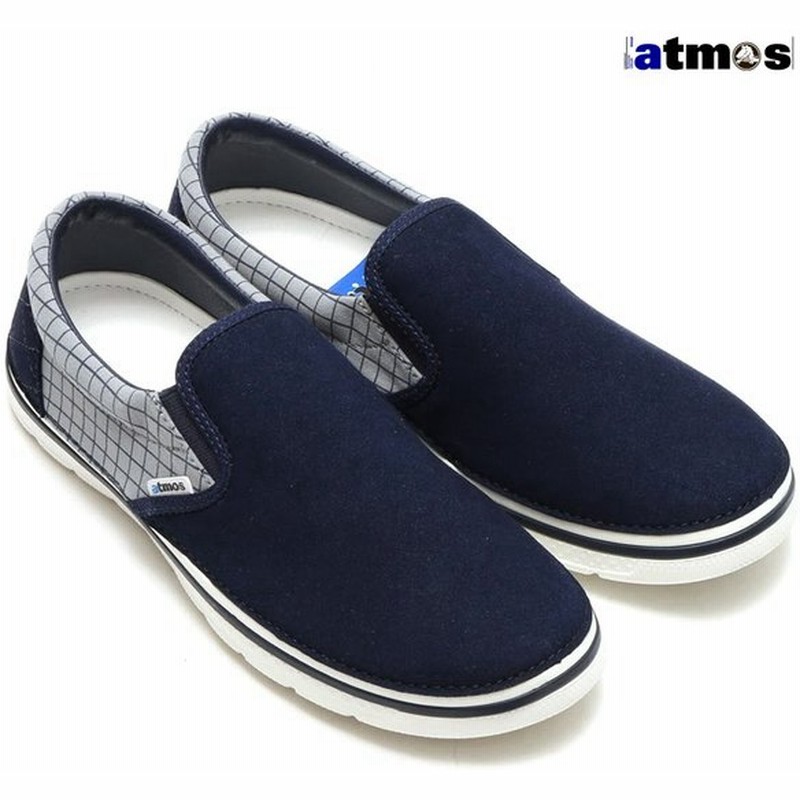クロックス Crocs スニーカー ノーリン アトモス ピンストライプ スリッポン Navy White ユニセックス 15fw S 通販 Lineポイント最大0 5 Get Lineショッピング
