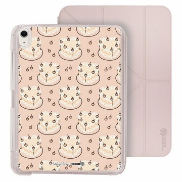 Cakes iPad Air 11/pro13可拆式防摔透明筆槽摺套ipad