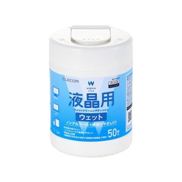 ELECOM無酒精液晶螢幕擦拭巾/v5/50P