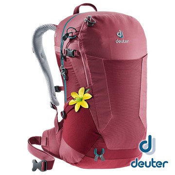 【德國 deuter】 FUTURA透氣網架 背包 22SL『莓紅』3400018
