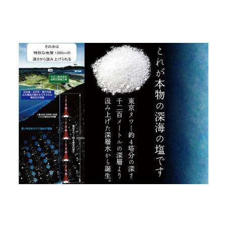 ふるさと納税 深海の恵み 関門の塩 合計500g (100g×5袋) ミネラル 塩 調味料 塩分濃度86.1％ カルシウム マグネシウム カリウム しお 少.. 福岡県北九州市