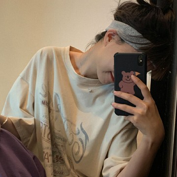古著復古短袖t恤女夏2022寬松韓版ins潮原宿風chic港味半袖上衣服