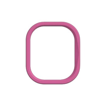 iPhone 16 Plus 手機殼鏡頭框 粉漾桃