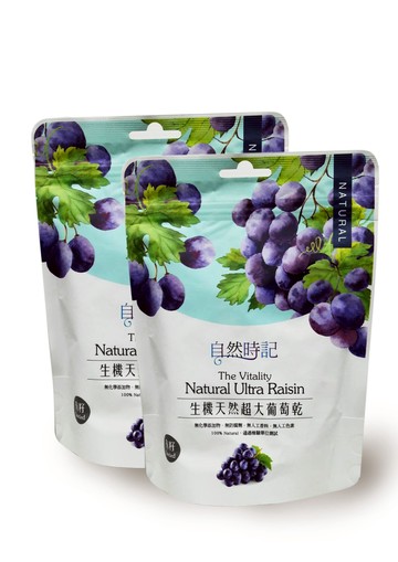 【自然時記】(買一送一)  生機天然超大 有籽 葡萄乾(200g)效期2026.05.27