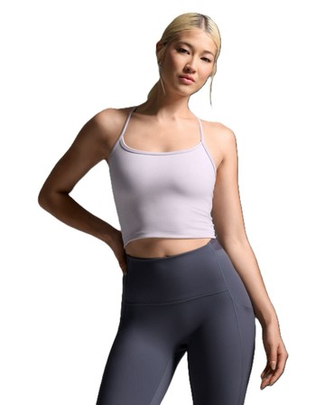 女背心 2XU Flex Crop Tank 女士 美型輕盈高彈短版運動背心｜淺紫