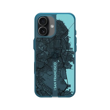 iPhone 17 Clear (相機按鈕) 夜幕藍 - JOCR - San Francisco (Black Logo)