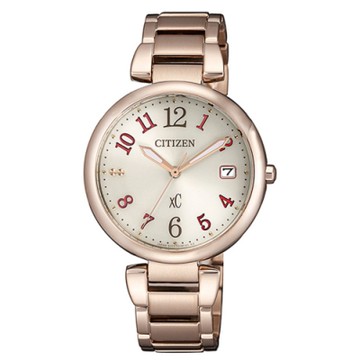 CITIZEN 星辰XC系列櫻花粉紅光動能女錶33mm(EO1194-53A)