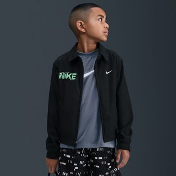 NIKE 外套 童裝 大童 男童 運動立領外套 B NK RPL ATHL JKT GCEL 黑 IO0249-010