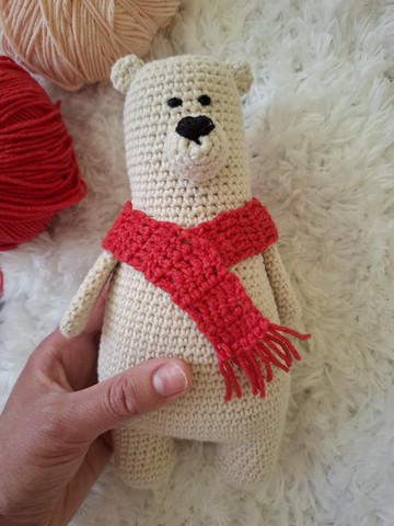 熊玩具鉤針熊毛絨熊嬰兒禮物 amigurumi 兒童