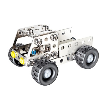 eitech 益智鋼鐵玩具 迷你卡車 C58  德國學校核准組裝玩具教材  鋼鐵色  1個