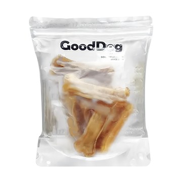 GoodDog 古德狗 磨磨牛系列商品 營養可口 清潔牙齒 耐咬磨牙  3吋原味積木骨  160g  1包