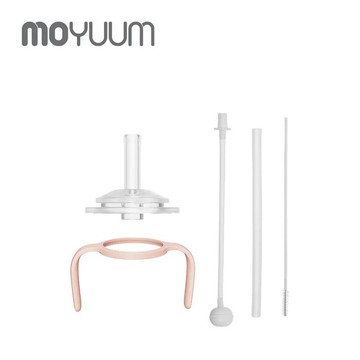 MOYUUM第三代PPSU吸管杯套件組/替換吸管組(8809926452410珊瑚粉) 299元