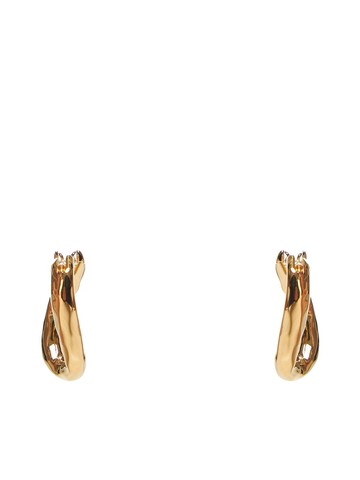 Jil Sander Hammered Hoop Earrings