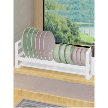 不銹鋼碗架窄款碗碟瀝水架小尺寸窄邊抽屜櫥柜碗盤收納廚房置物架