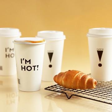 【CAFE!N】世界冠軍拿鐵(L)1杯+鹽之花奶油麵包卷1個