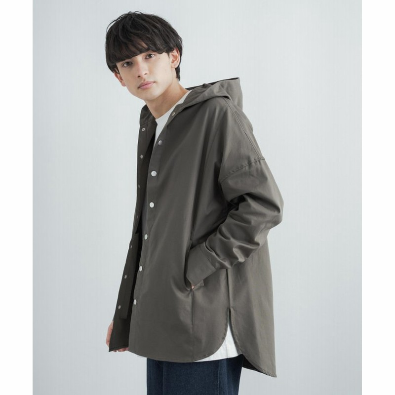 ロッキーモンロー ジャケット フード ライトアウター メンズ レディース ビッグシルエット ツイル コットン ヒッコリーストライプ シャツ 上着 スプリング 春 カジュアル きれ メンズ カーキ 2 M Rocky Monroe 通販 Lineポイント最大1 0 Get Lineショッピング