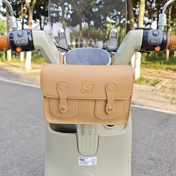大容量通用✨機車前置物袋 自行車置物包 機車掛袋 後座包 側邊包 防水籃子 電動車小掛包前置物兜放東西神可愛小熊防水收納