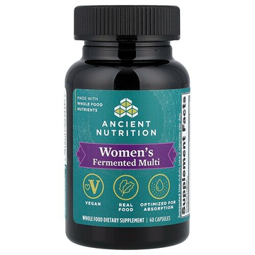 Ancient Nutrition, 女性發酵多維生素，60 粒膠囊