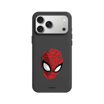 iPhone 17 Pro Max SolidX 黑 - 迪士尼-漫威 Marvel - 蜘蛛人-文字設計
