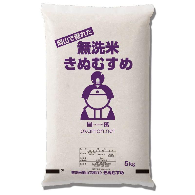 無洗米 4年産 お米 きぬむすめ 10kg (5kg×2袋) 岡山県産