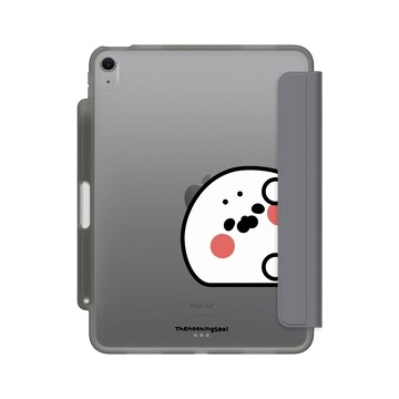 11 吋 iPad Air (M2) iPad Case 極致灰 - 無所事事小海豹 The Nothing Seal - 小海豹偷偷看